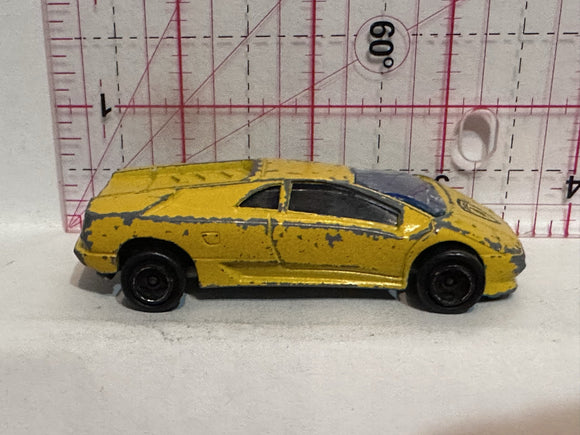 Yellow Lamborghini Diablo 1/58 #219 Majorette Diecast Car