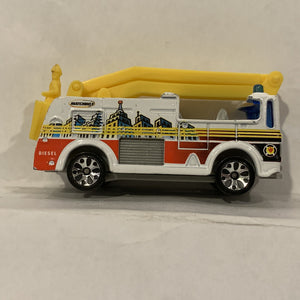 White Snorkel Fire Enginie ©1981 Matchbox Diecast Car GA