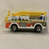 White Snorkel Fire Enginie ©1981 Matchbox Diecast Car GA