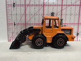 Orange Front End Loader Majorette Diecast Car