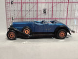 Blue Pull Back Duesenberg 1934 Unbranded Diecast Car
