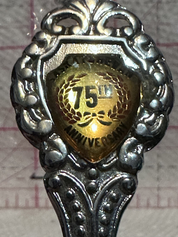 Saskatchewan 75th Anniversary  Souvenir Spoon