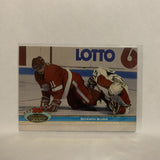 #101 Shawn Burr Detroit Red Wings 1991-92 Topps Stadium Club Hockey Card LK