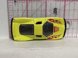 Yellow Sports Racer Greenbrier International Diecast Car