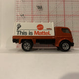 Red Billboard Truck Mattel ©2003 Matchbox Diecast Car GB