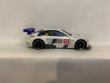 White BMW M3 GT2 2011 Hot Wheels Loose Diecast Car