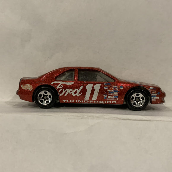 Red #11 Ford Racer ©1992 Hot Wheels Diecast Car GB