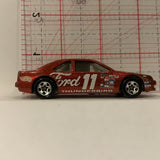 Red #11 Ford Racer ©1992 Hot Wheels Diecast Car GB