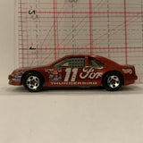 Red #11 Ford Racer ©1992 Hot Wheels Diecast Car GB