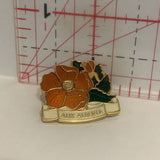 Alix Alberta Wild Rose Lapel Hat Pin