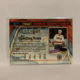 #51 Mike Gartner New York Rangers 1991-92 Topps Stadium Club Hockey Card LK