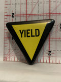Yield   Button Pinback