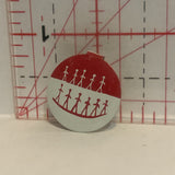 People Fold Over Lapel Hat Pin