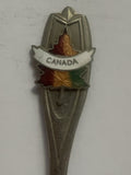 Pickle Lake Ontario Canada Maple Leaf Souvenir Spoon