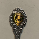 Hardisty Alberta July Cornflower Collectable Souvenir Spoon BC