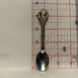 Hardisty Alberta July Cornflower Collectable Souvenir Spoon BC