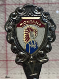 Montana Native Chief  Souvenir Spoon
