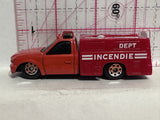 Red Fire Dept Utility Truck Maisto Diecast Car