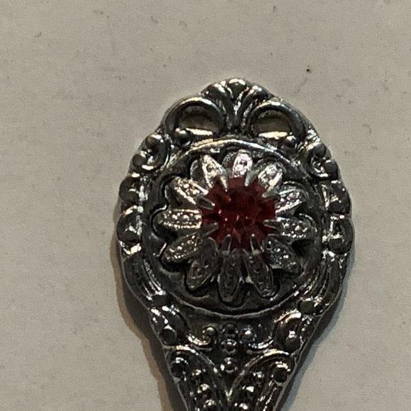 October Tourmaline Birthstone Collectable Souvenir Spoon BC