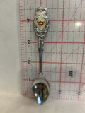 Red Deer Alberta Wild Rose Souvenir Spoon