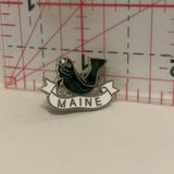 Maine Fish Lapel Hat Pin