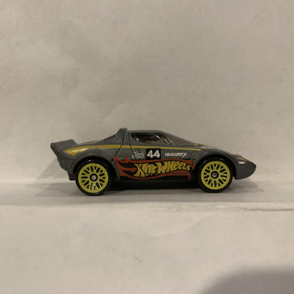 Grey Landa Stratos ©2014 Hot Wheels Diecast Car GC