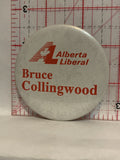 Bruce Collingwood Alberta Liberal Button Pinback