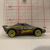Grey Landa Stratos ©2014 Hot Wheels Diecast Car GC