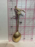 Woburn Abbey England Pheasent  Souvenir Spoon