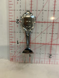 Pink Carnation Flowers Souvenir Spoon