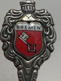 Breman Germany Crest Emblem  Souvenir Spoon