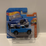 Blue Land Rover Series III Pickup 3/10 Hw Hot Trucks 2019 FYF07 111/250 Hot Wheels Short Card