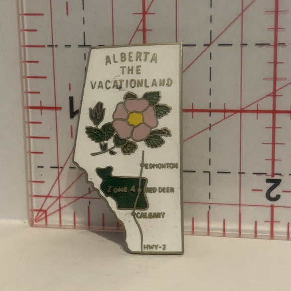 Alberta The Vacation Land Lapel Hat Pin