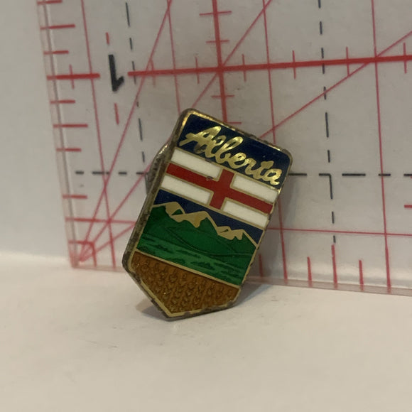 Alberta Crest Emblem Lapel Hat Pin