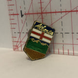 Alberta Crest Emblem Lapel Hat Pin