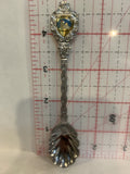 Banff Canada Alberta Wild Rose Souvenir Spoon
