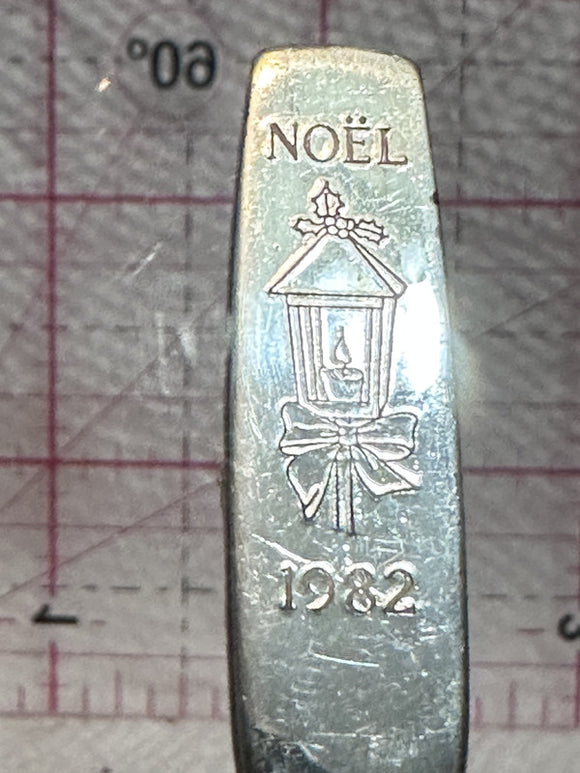 Noel 1982 Candle Lamp  Souvenir Spoon