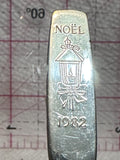 Noel 1982 Candle Lamp  Souvenir Spoon