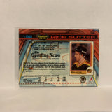 #192 Rick Sutter St Louis Blues  1991-92 Topps Stadium Club Hockey Card LL