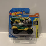 Green Hyper Rocker 6/10 Experimotors 2019 FYD84 126/250 Hot Wheels Short Card