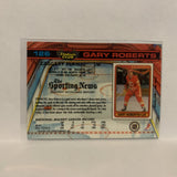 #126 Gary Roberts Calgary Flames 1991-92 Topps Stadium Club Hockey Card LL