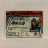 #125 Peter Sidorkiewicz Hartford Whalers 1991-92 Topps Stadium Club Hockey Card LL
