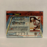 #122 Bruce Driver New Jersey Devils 1991-92 Topps Stadium Club Hockey Card LL