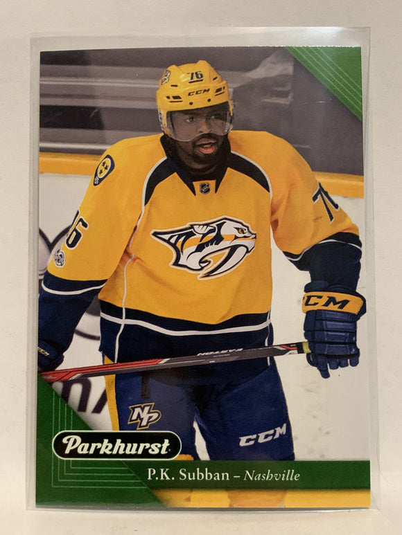 # 295 Pierre-Luc Dubois Rookie Columbus Blue Jackets 2017-18 Parkhurst Hockey Card