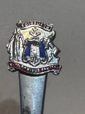 Edinburgh Scotland Coat of Arms Chromium  Souvenir Spoon