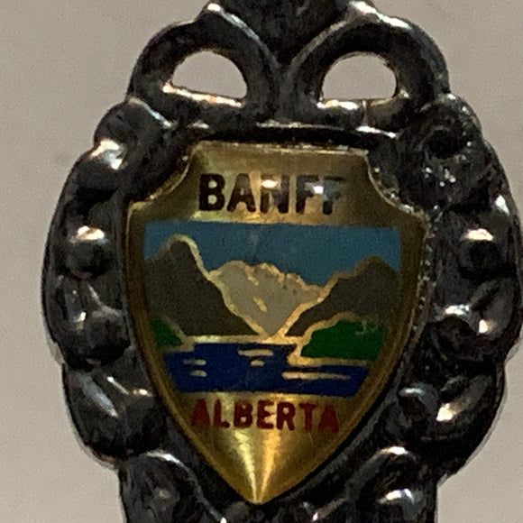 Banff Alberta Mountains Collectable Souvenir Spoon BD