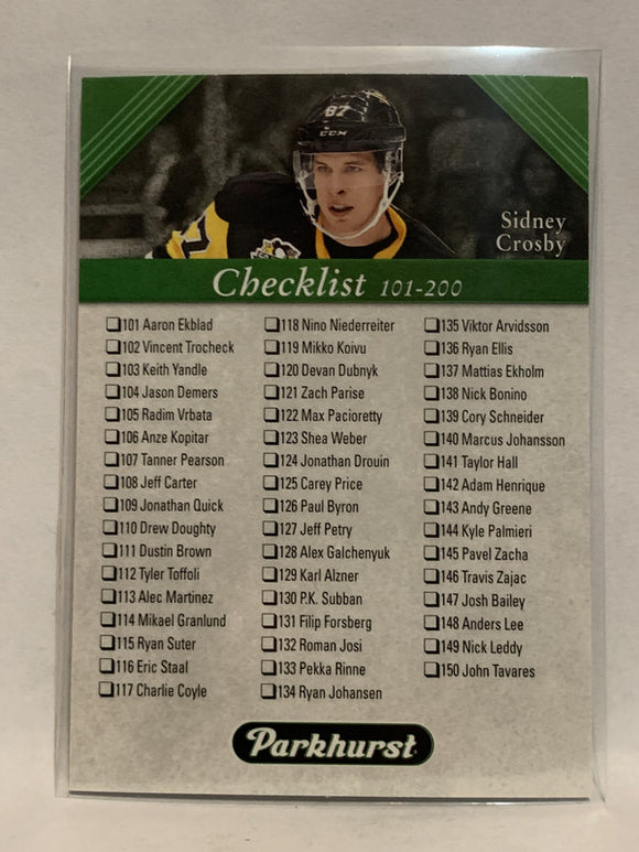 # 233 Jacob Markstrom Vancouver Canucks 2017-18 Parkhurst Hockey Card