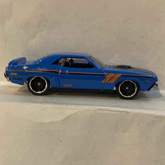 Blue  71 Dodge Challenger  Hot Wheels AA