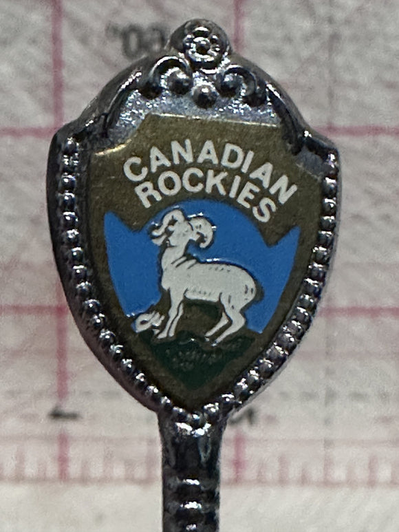 Banff Canadian Rockies Alberta Canada Bighorn Sheep  Souvenir Spoon