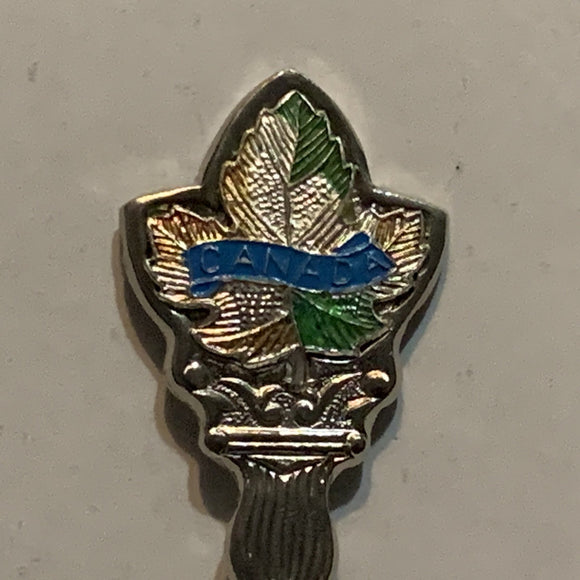 Jasper Canada Maple Leaf Collectable Souvenir Spoon BD